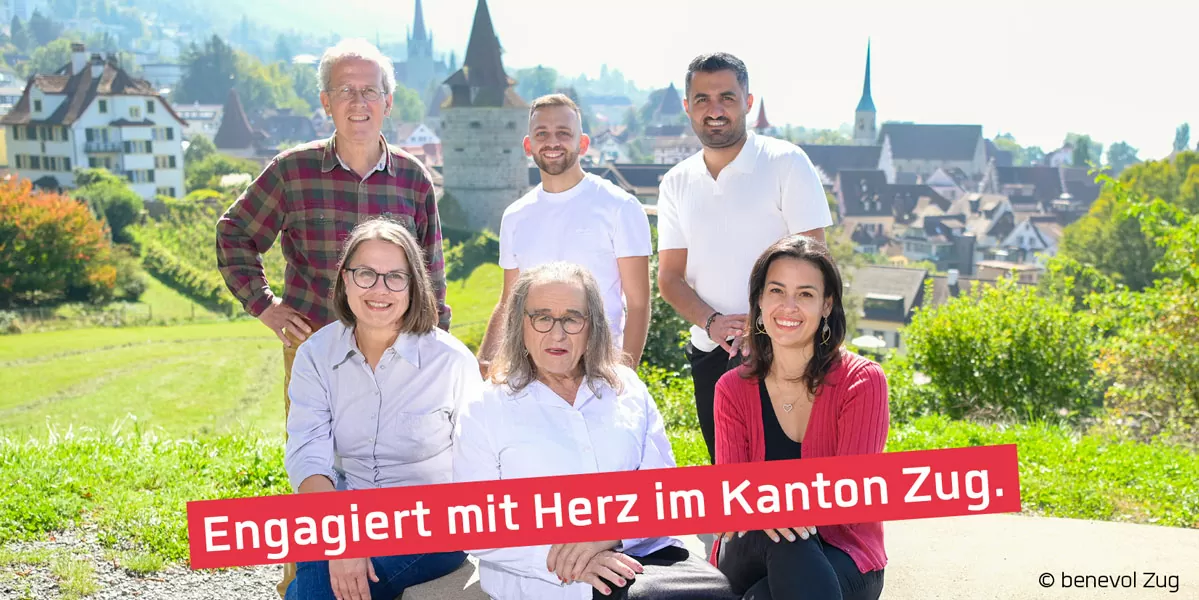 benevol Zug ist die Kantonale Fachstelle für Freiwilligenarbeit